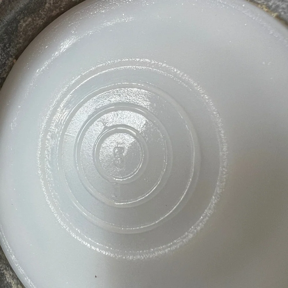 Ball and Atlas‎ Vintage Zinc Canning Jar Lids with Milk Glass Liners Set of 4